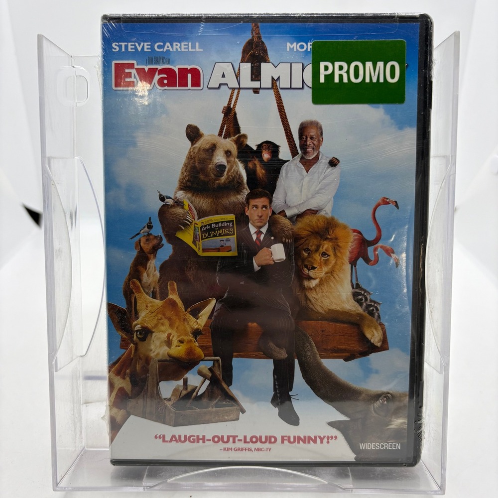 Evan Almighty DVD Steve Carell Morgan Freeman Widescreen Promo New Sealed